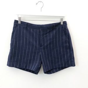 Banana Republic | stripe navy blue shorts size 6